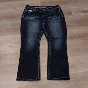 Women's Dark Blue Jeans